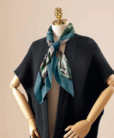 Lenço Oasi 100% Viscose Trussardi 82X82cm