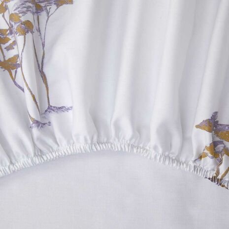 Lençol com Elástico Boreale Queen 300 Fios Yves Delorme Estampado 1,60 x 2,00 m