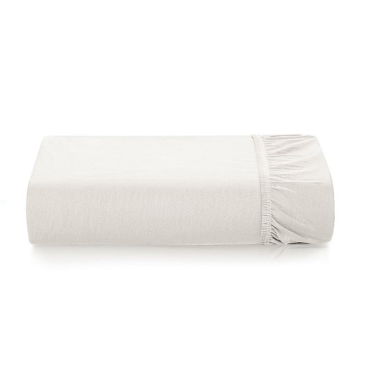 Lençol Com Elástico King Bossa 300 Fios Karsten Branco 1,93 x 2,03 m