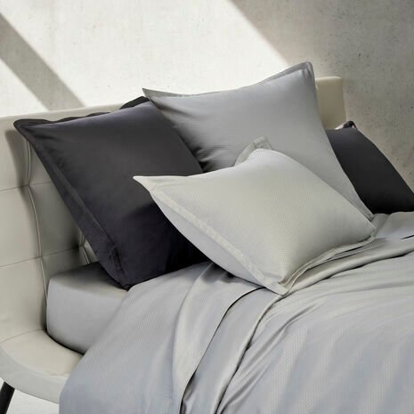 Lençol de Cima Loft Queen 300 Fios Hugo Boss Home Cinza 2,40x3,00m
