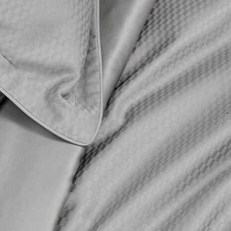 Lençol de Cima Loft Queen 300 Fios Hugo Boss Home Cinza 2,40x3,00m