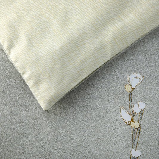 Lençol de Cima Queen Almond Flowers 300 Fios Boss Home Estampado 240cm x 300cm