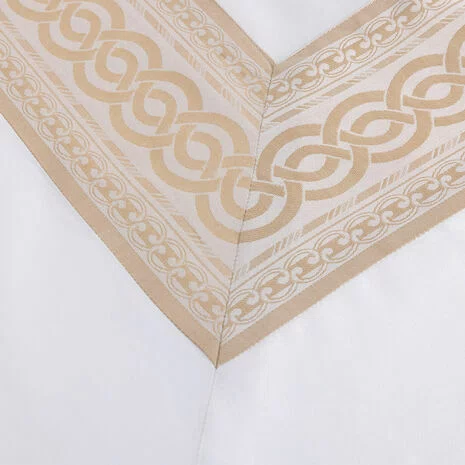Lençol de Cima Queen Joyau 300 Fios Yves Delorme Branco 240cm x 295cm