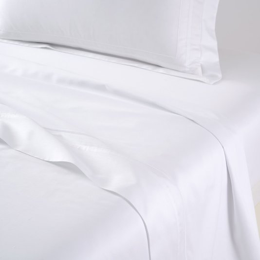 Lençol De Cima Queen Lutece 300 Fios Yves Delorme Branco