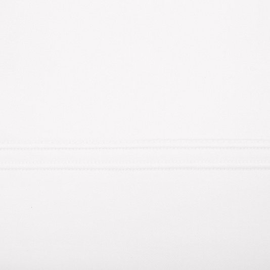 Lençol de Cima Triomphe Super King 300 Fios Algodão Orgânico Yves Delorme Branco 3,00x2,95m