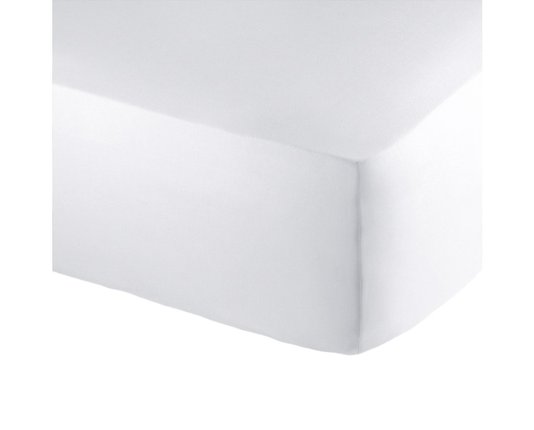 Lençol Super King 100% Algodão Percal Confort Basic Buddemeyer Branco 1,93 x 2,03 x 0,40 cm 