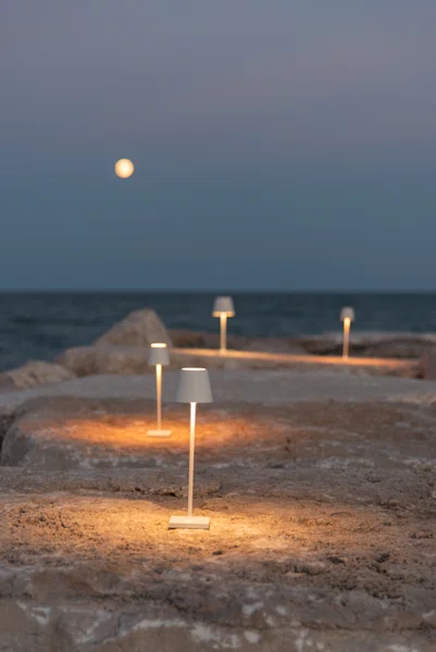 Luminária Recarregável Poldina Micro Zafferano Itália Areia