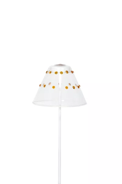Luminária Recarregável Swap Pro com Cupula de Vidro Zafferano Itália Bronze