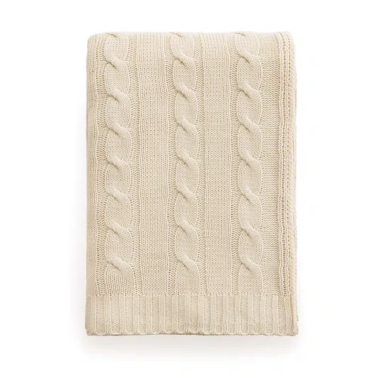 Manta Ane Tricot Natural Karsten 1,20 x 1,75 m