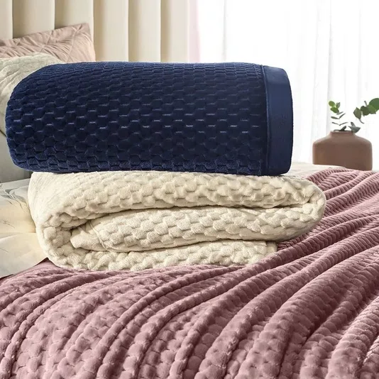 Manta Casal Oliver Karsten 1,80x2,30 Mauve