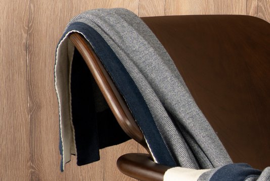 Manta de Tricô Aprica Trussardi Azul Navy 1,25m x 1,50m