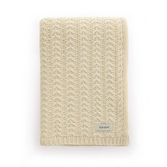 Manta Diana Tricot 1,20 x 1,75 Giz Karsten