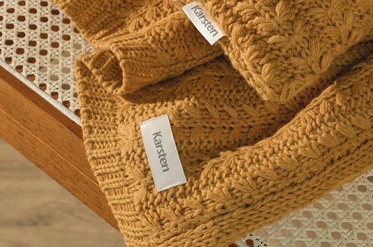Manta Diana Tricot 1,20 x 1,75 Noz Karsten