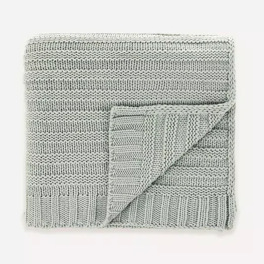 Manta Elana Tricot Karsten 1,20x1,75 Névoa