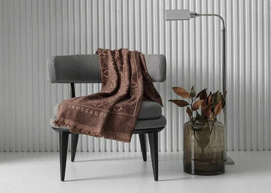 Manta Magna Cioccolato Trussardi 1,40X1,80