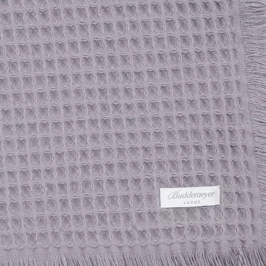 Manta Piquet III Algodão Buddemeyer Luxus Cinza Stone 150cm x 200cm
