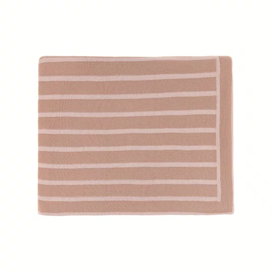 Manta Simona Tricot Trussardi Rosa e Rosa 125cm x 150cm