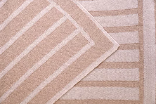 Manta Simona Tricot Trussardi Rosa e Rosa 125cm x 150cm