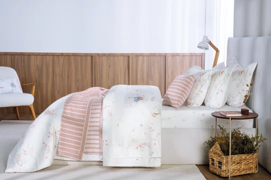 Manta Simona Tricot Trussardi Rosa e Rosa 125cm x 150cm