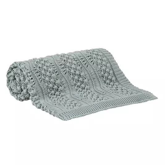 Manta Tricot Veneto Buddemeyer Luxus Azul 1,30 x 1,70 m