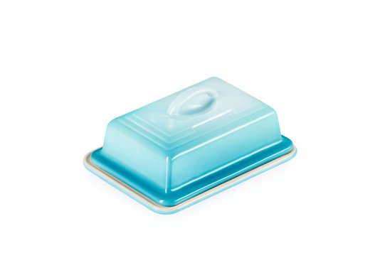 Manteigueira Le Creuset Azul Caribe 16x12cm