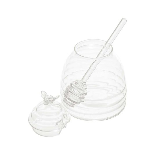 Meleira De Vidro Com Pegador Rojemac Transparente 470 ml