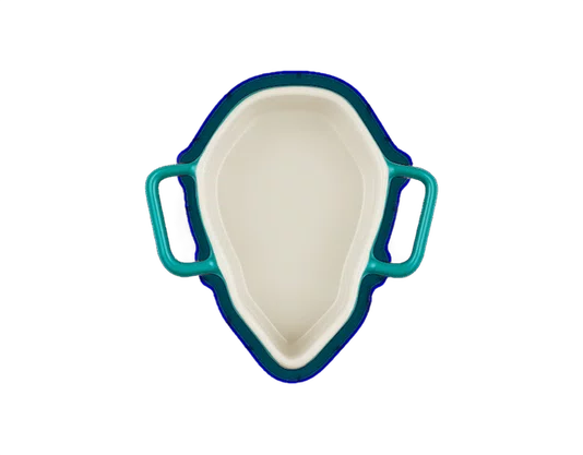 Mini Cocotte Balok Star Trek Pearlized Le Creuset Bleu Riviera