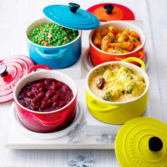 Mini Cocotte Cerâmica Le Creuset Azul Caribe 10 cm