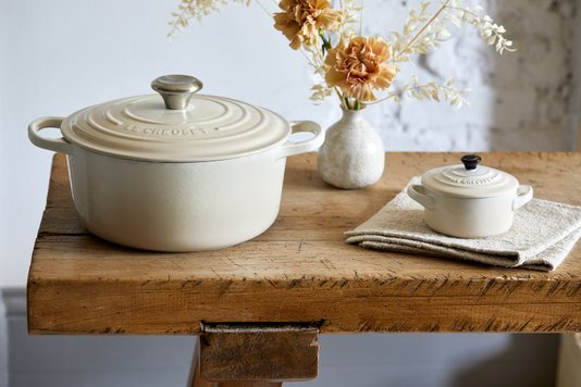 Mini Cocotte Cerâmica Meringue Le Creuset