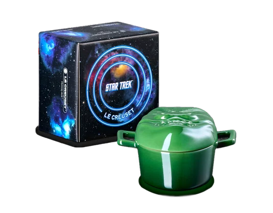 Mini Cocotte Gorn Star Trek Pearlized Le Creuset Bamboo
