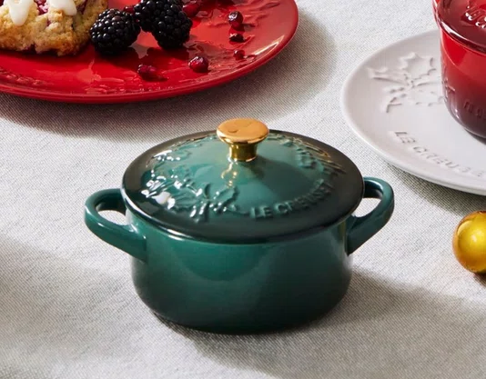 Mini Cocotte Holly Le Creuset Branco 10cm