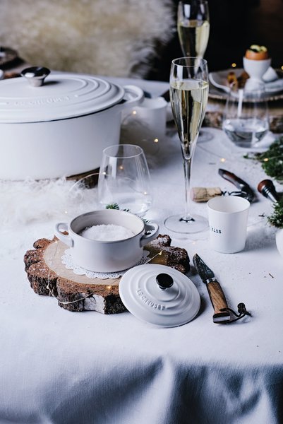 Mini Cocotte Le Creuset Branco 10 cm