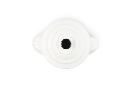 Mini Cocotte Le Creuset Branco 10 cm