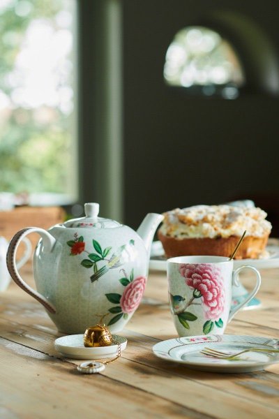 Mini Prato Blushing Birds Pip Studio Branco 9 cm