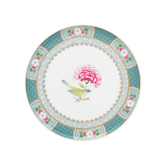 Mini Prato Para Bolo Blushing Birds Pip Studio Azul 21 cm