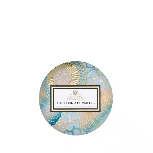 Mini Vela Lata California Summers Voluspa 25 Horas