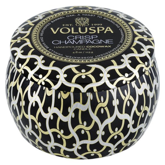 Mini Vela Lata Crisp Champagne Voluspa 25 Horas
