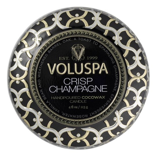 Mini Vela Lata Crisp Champagne Voluspa 25 Horas