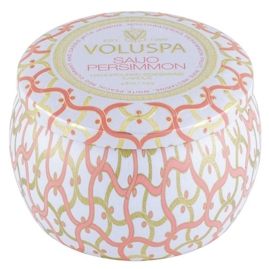 Mini Vela Lata Saijo Persimmon Voluspa 25 Horas