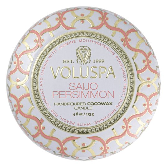 Mini Vela Lata Saijo Persimmon Voluspa 25 Horas