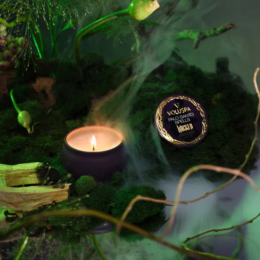 Mini Vela Lata Wicked Palo Santo Spells Voluspa 25 Horas