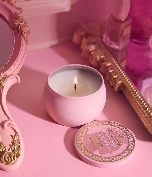 Mini Vela Lata Wicked Perfectly Pink Yuzu Voluspa 25 Horas
