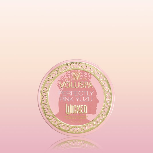 Mini Vela Lata Wicked Perfectly Pink Yuzu Voluspa 25 Horas