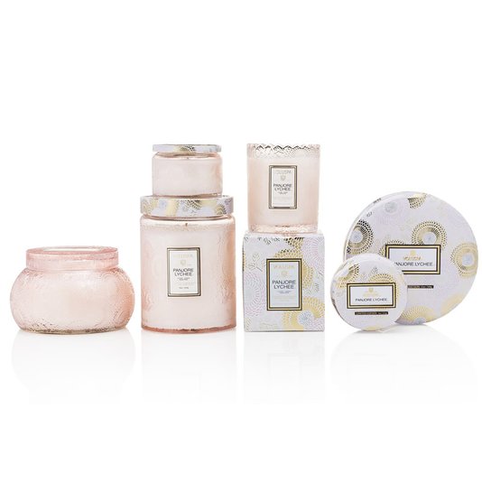 Mini Vela Pote Relevo Panjore Lychee Voluspa 25 Horas
