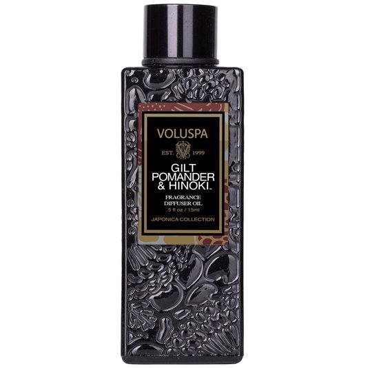 Óleo Para Difusor Gilt Pomander E Hinoki 15ml Voluspa