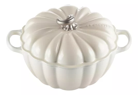 Panela Abóbora Halloween Meringue Le Creuset 24 cm