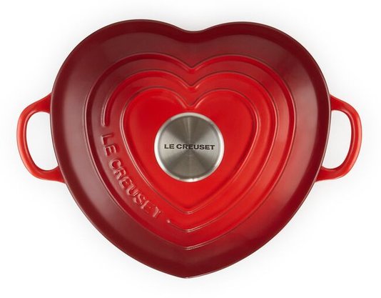 Panela Coração Signature Le Creuset Vermelho 22 cm