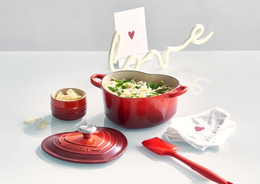 Panela Coração Signature Le Creuset Vermelho 22 cm