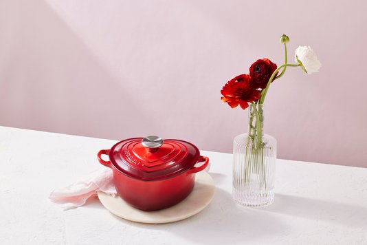 Panela Coração Signature Le Creuset Vermelho 22 cm