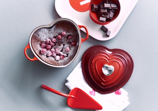 Panela Coração Signature Le Creuset Vermelho 22 cm